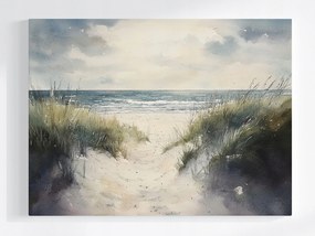 Poszter Tájkép Tengerpart Hullámok Ösvény Séta Kilátás 100x75