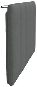 sötétszürke szövet fejtámla párna Hanko 80 cm