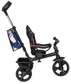 Lionelo - Gyerek tricikli HAARI fekete/többszínű