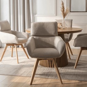 Forgó szék bézs színben, DIAS