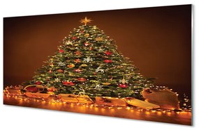 Akrilkép Karácsonyi fények dekoráció ajándékok 120x60 cm