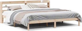 vidaXL tömör fenyőfa ágy matrac nélkül 200 x 200 cm