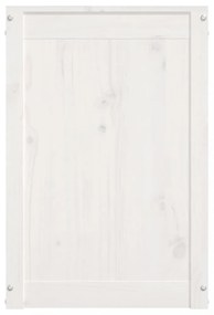 fehér tömör fenyőfa szennyestartó láda 88,5 x 44 x 66 cm