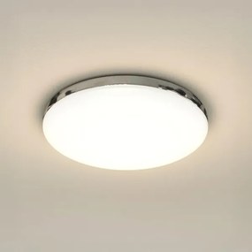 LED fürdőszobai mennyezeti lámpa MAYA LED/15W/230V átm. 33 cm IP44 fényes króm