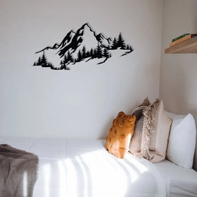 Fém fali dekoráció, Mountain 3