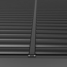LUXE pergola 7,8x3m antracit LED világítással