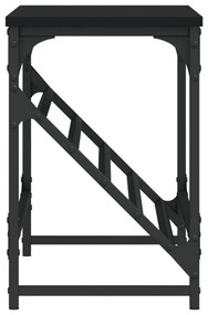 fekete szerelt fa cipőtartó 90x30x45 cm
