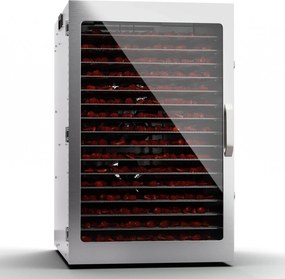 Klarstein Captain Jerky 200 Aszalógép 2000W 30-90 °C 24 órás időzítő Rozsdamentes acél