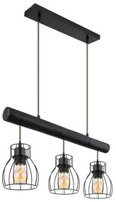 Globo 15326-3NB - Csillár zsinóron MINA 3xE27/60W/230V