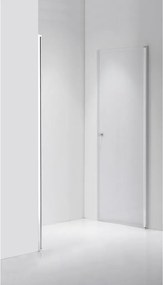 Stuxi Bari Big 140 cm széles kétszárnyú nyíló zuhanyajtó, 6 mm vízlepergető üveggel, króm profillal, 195 cm magas