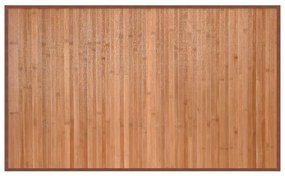 négyszögletű természetes bambusz szőnyeg 60 x 100 cm
