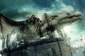 XXL poszter Harry Potter - Dragon ironbelly, (120 x 80 cm)