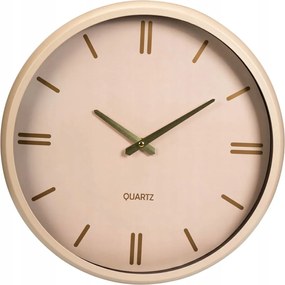 Falióra krémszínű 38 cm Kerek Falra konyhába nappaliba Olvasható