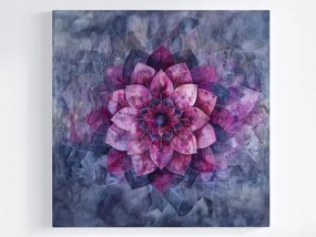 Poszter Lótuszvirág Lila Akvarell Absztrakt 40x40