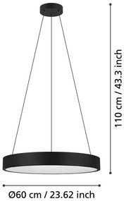 LED okos függőlámpa 6,5 W MARGHERA-Z – EGLO