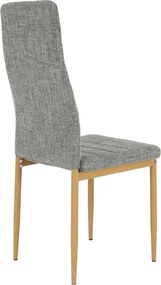 Szék, világosszürke anyag/bükk, COLETA NOVA