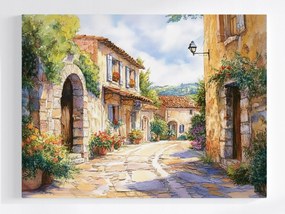 Poszter Mediterrán Város Dél Utca 100x75