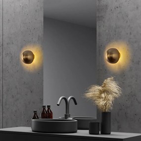 Bronzszínű fali lámpa ø 16 cm Fungal – Opviq lights
