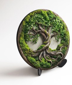 DUBLEZ | Moha Életfa – Luxus hatású fa falikép természetes megjelenéssel