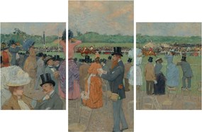 Kép - Jean-Louis Forain, The Races at Longchamp, reprodukciók (90x60 cm)