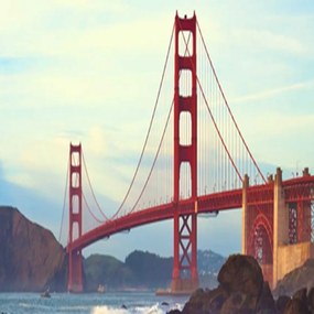 Gario Paraván Golden Gate híd Méret: 110 x 170 cm, Kivitelezés: Klasszikus paraván
