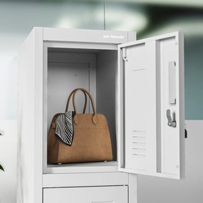 BHP szociális rekeszes szekrény szürke: ROBERT 1 Plus