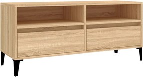 vidaXL sonoma tölgyszínű szerelt fa TV-szekrény 100x34,5x44,5 cm