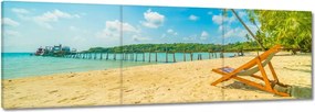 Vászonkép 150x50 Strandolás a nyaralás alatt