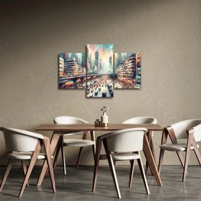 Kép - Városi élet (90x60 cm)