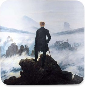 Bögrealátét Vándor a ködtengeren Caspar David Friedrich