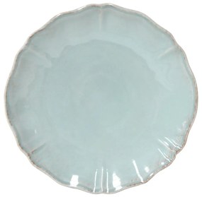 Alentejo türkiz agyagkerámia tányér, ⌀ 27 cm - Costa Nova