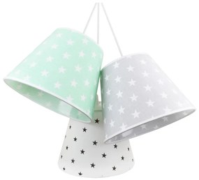 Brilagi - Csillár zsinóron CARPI 3xE27/60W/230V