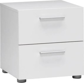 Éjjeliszekrény, fehér, PEPE 70070