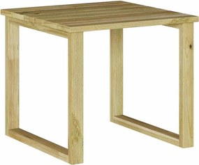 vidaXL asztal Természetes 40 x 40 x 36 cm Impregnált fenyőfa