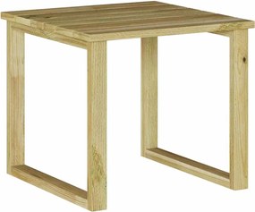 vidaXL asztal Természetes 40 x 40 x 36 cm Impregnált fenyőfa