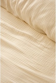 Krémszínű muszlin ágytakaró 220x250 cm Muslin – Mijolnir