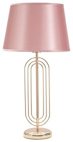 Krista rózsaszín asztali lámpa, magasság 64 cm - Mauro Ferretti