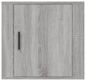 2 db szürke sonoma falra szerelhető éjjeliszekrény 50x30x47 cm