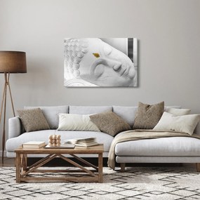 Kép - Fehér Buddha (90x60 cm)