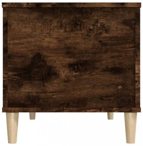 füstös tölgy színű szerelt fa dohányzóasztal 90 x 44,5 x 45 cm