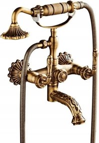 Kádtöltő csaptelep falra szerelhető Old Retro sárgaréz Master