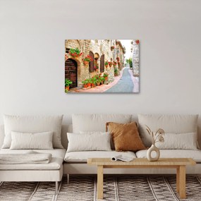 Kép - festői olasz sikátor (70x50 cm)