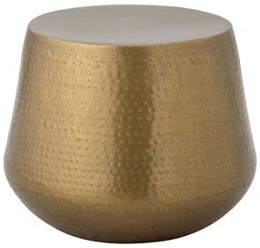 Aranyszínű fém kerek dohányzóasztal ø 50 cm Avola – Bloomingville