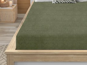 GRENA 90x200 cm zöld mikropüss lepedő