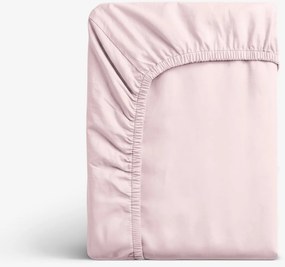Goldea pamut gumis lepedő - púderrózsaszín 90 x 200 cm