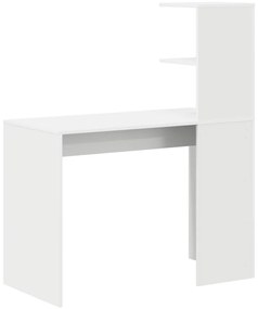 Fehér Íróasztal Fehér MDF Kompakt Dekoratív Betétek Íróasztal