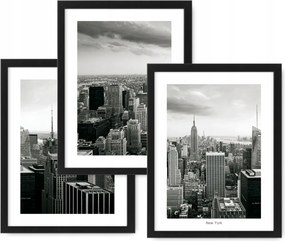 Képek New York 3 db 24x33 poszter, ikea keret #54