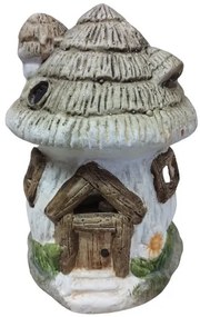 Gyertyatartó kerámia házikó nagy, 21 cm x 13,5 cm