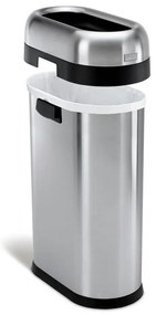 Rozsdamentes acél szemetes 50 l - simplehuman