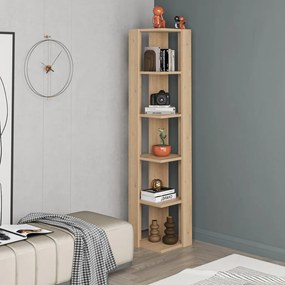 Nati könyvespolc, zafír tölgy, 31,8 cm